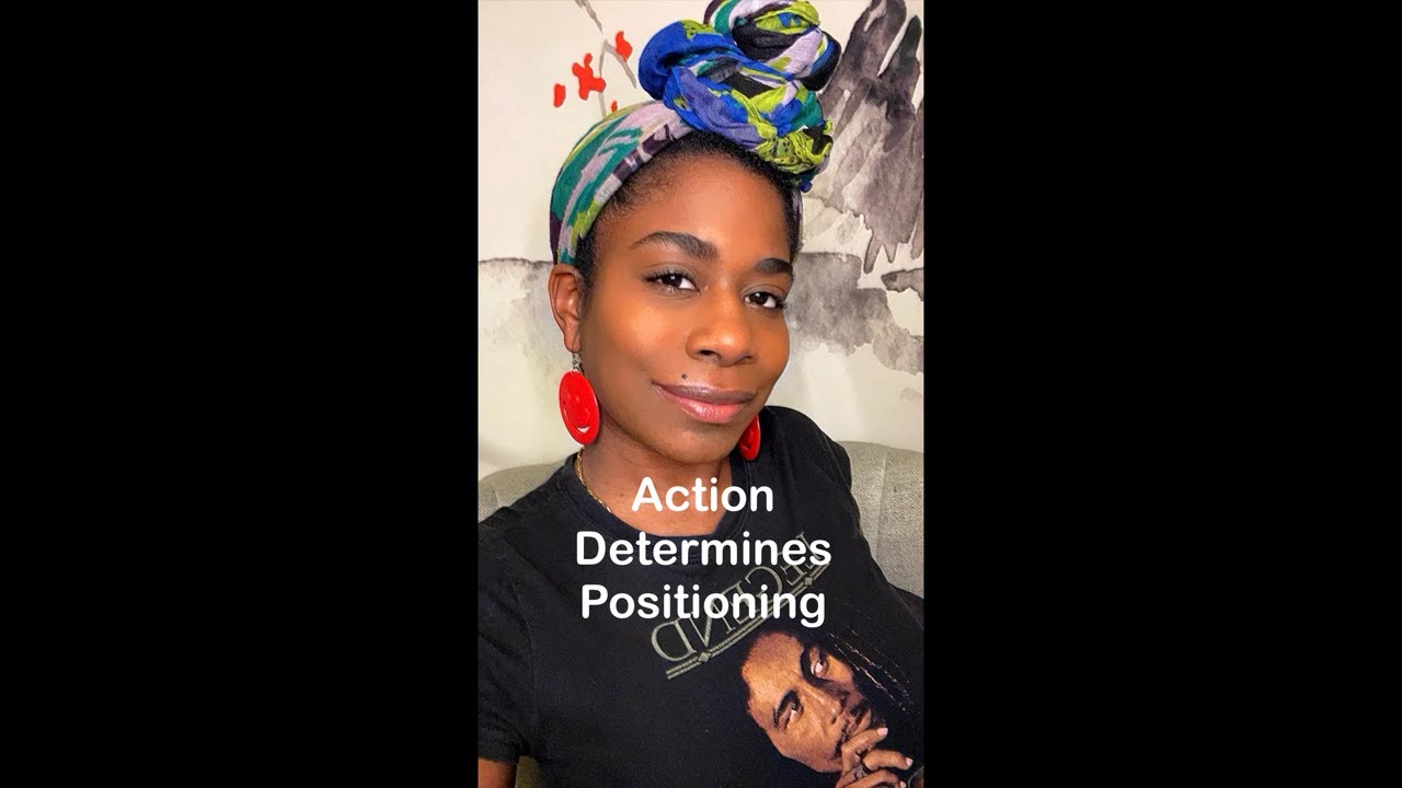 Action determines positioning