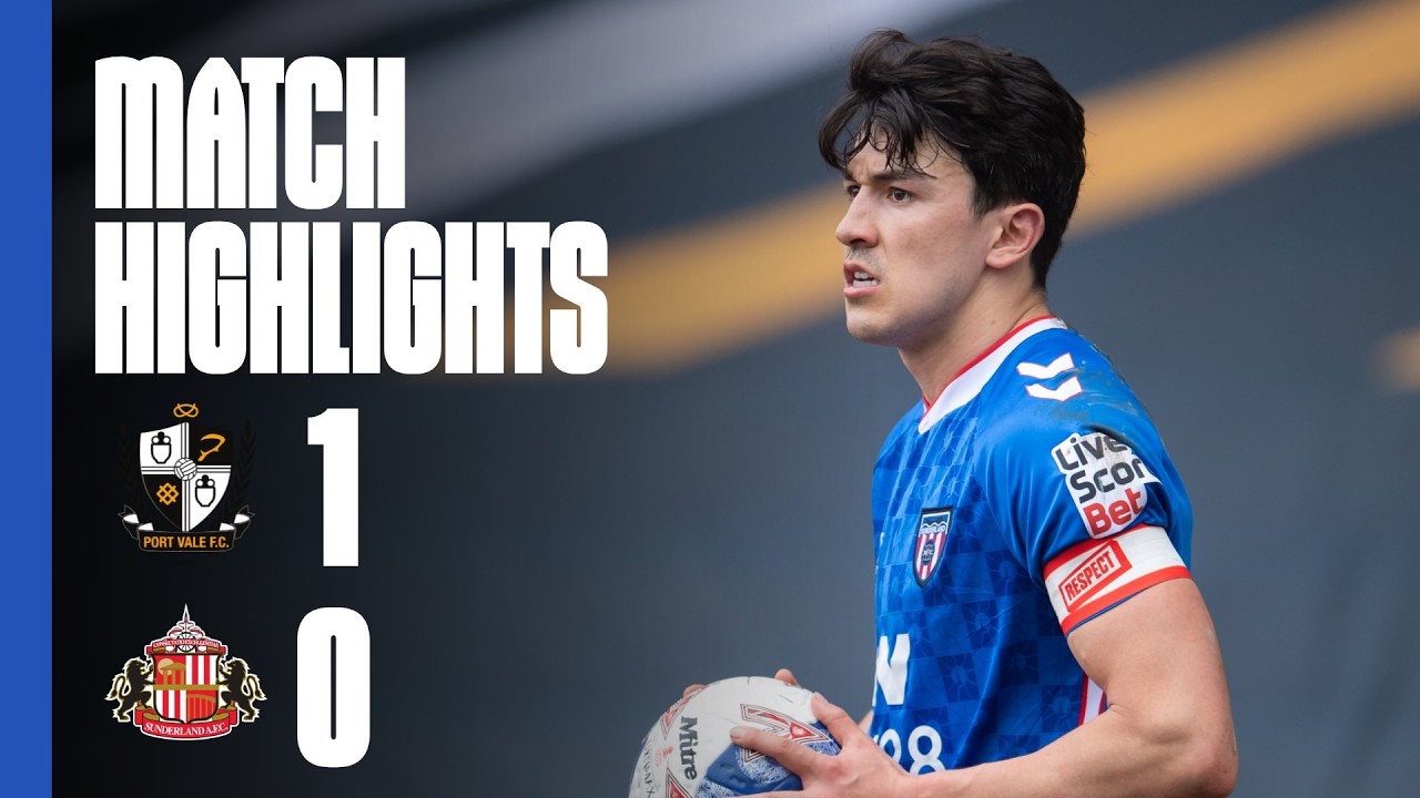 Extended FA Cup Highlights | Port Vale 1 - 0 Sunderland AFC
