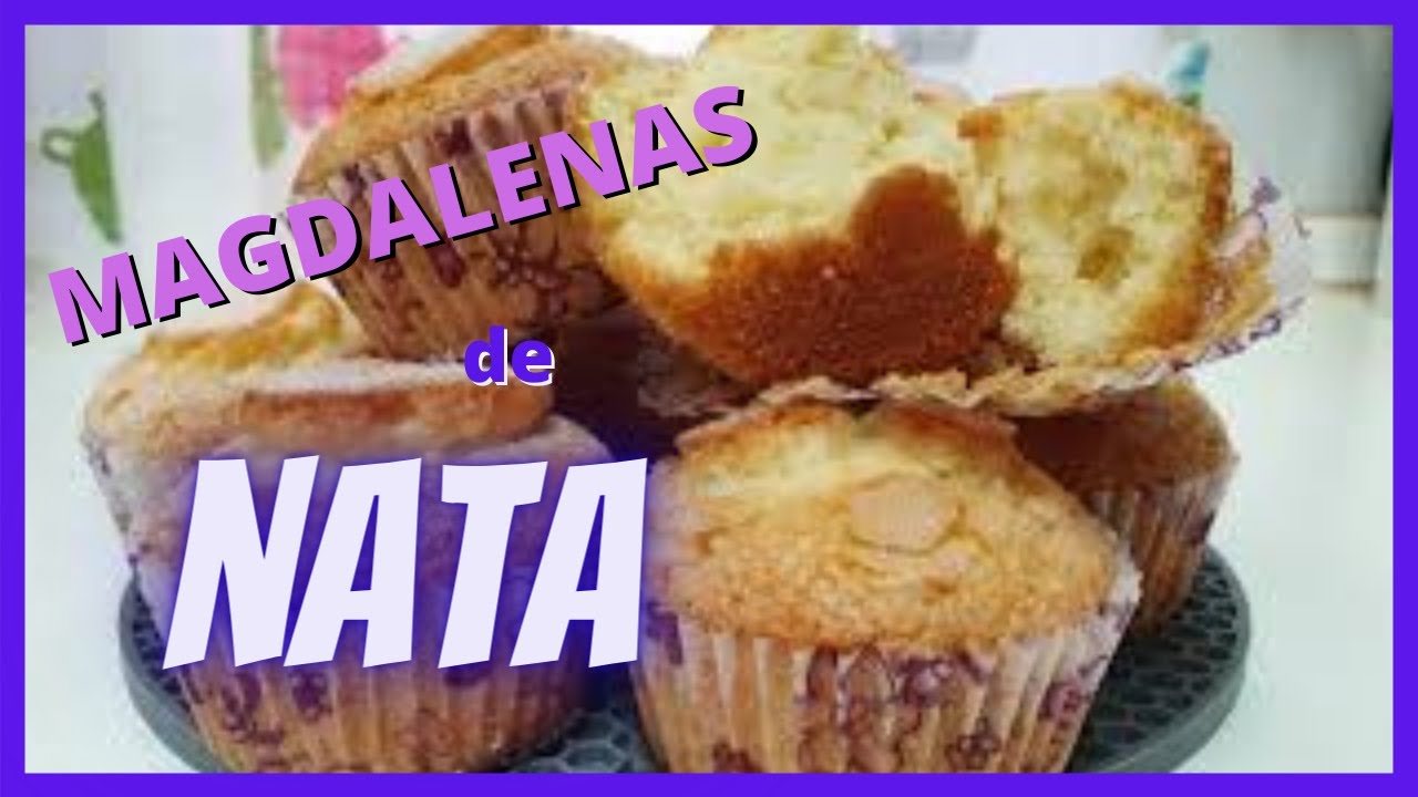 💛 MAGDALENAS DE NATA 👀/ con THERMOMIX