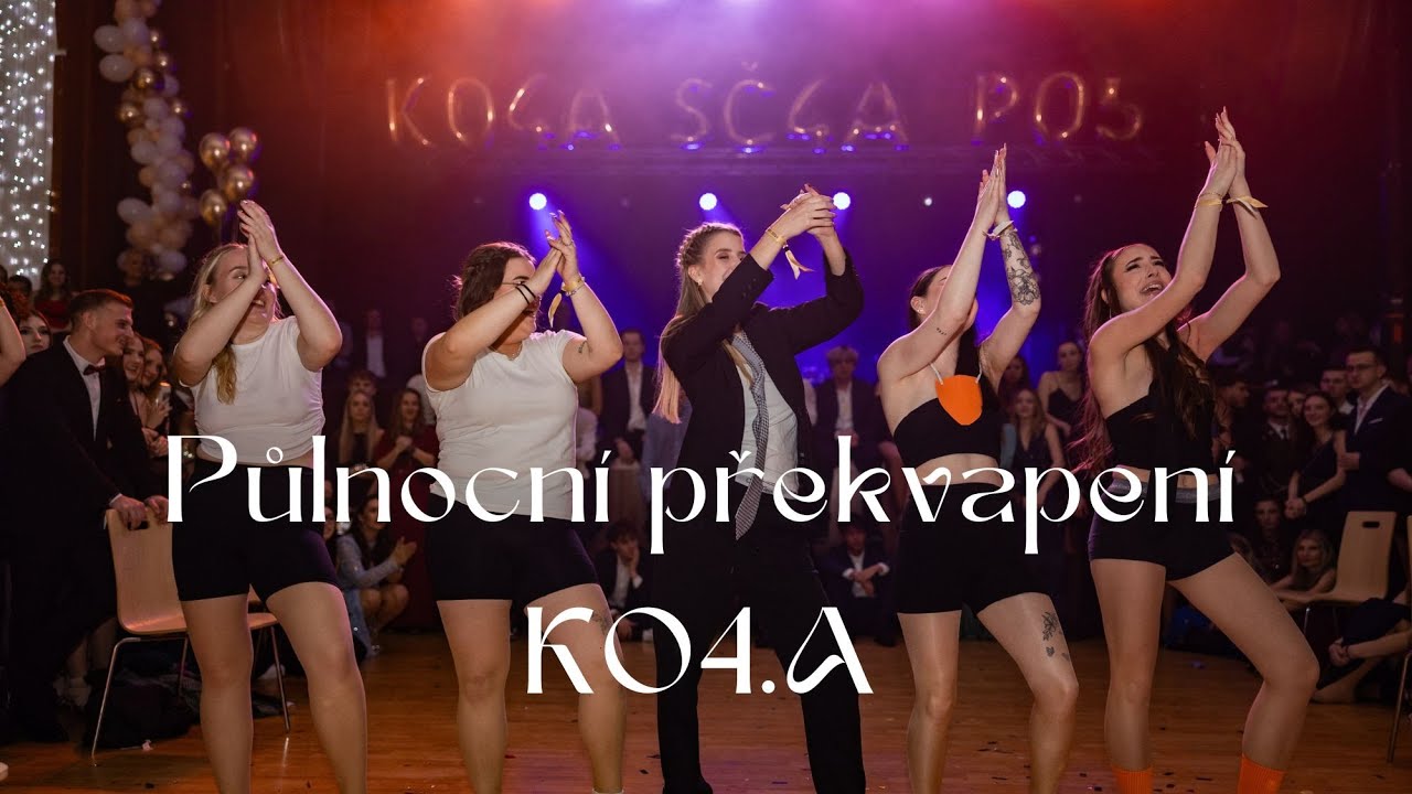 Maturitní ples SOU a SOŠ SČMSD Znojmo (Půlnoční překvapení KO4.A)