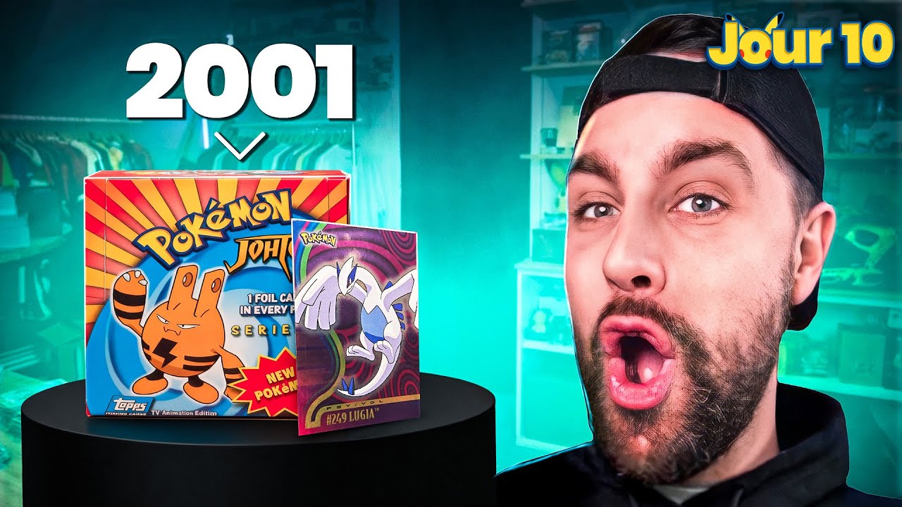 J'ouvre une display de 2001 pour le Lugia EXTREMEMENT rare... - Jour 10