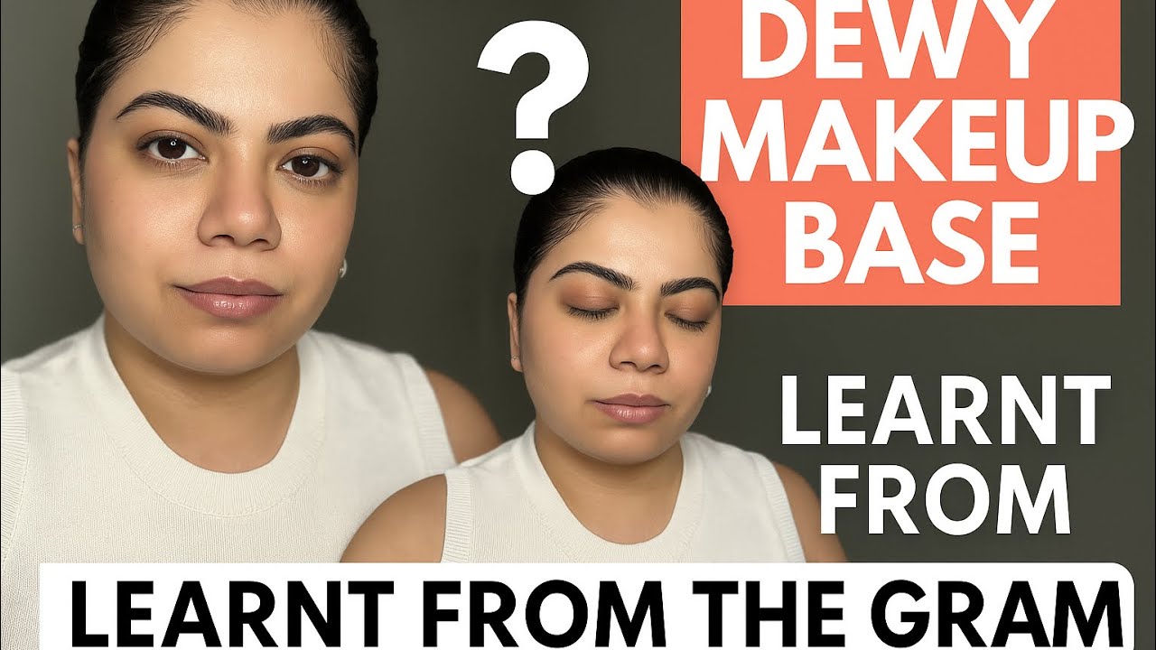 I Tried Instagram Dewy Makeup Base on Indian Skin (Glowy or Oily?)