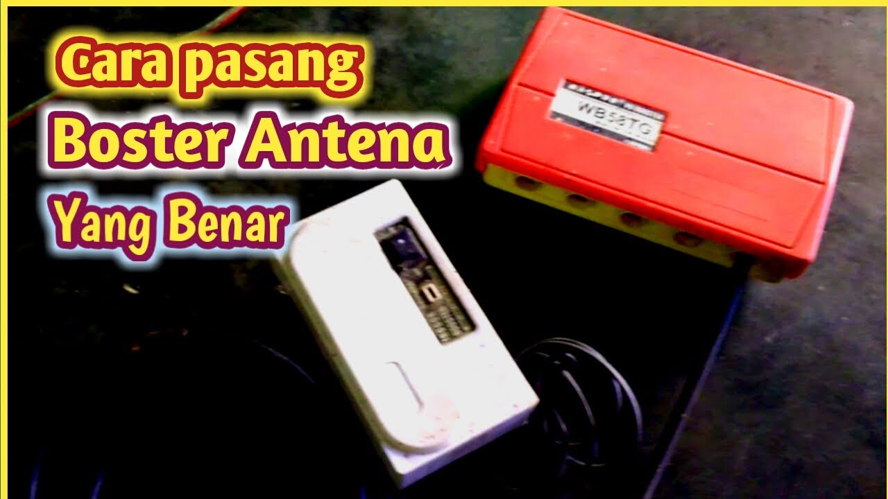 cara pasang BOSTER antena untuk SET TOP BOX  tv digital  || pemasangan boster yang benar✅