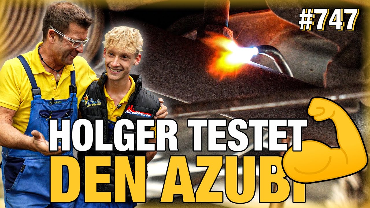 Erste DIAGNOSE zusammen mit Holger! 💪🔧 So schlägt sich Azubi Alex am Corsa!