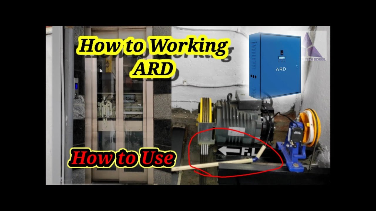 UPS/ARD (Automatic Rescue Device) Working Process in Elevator.