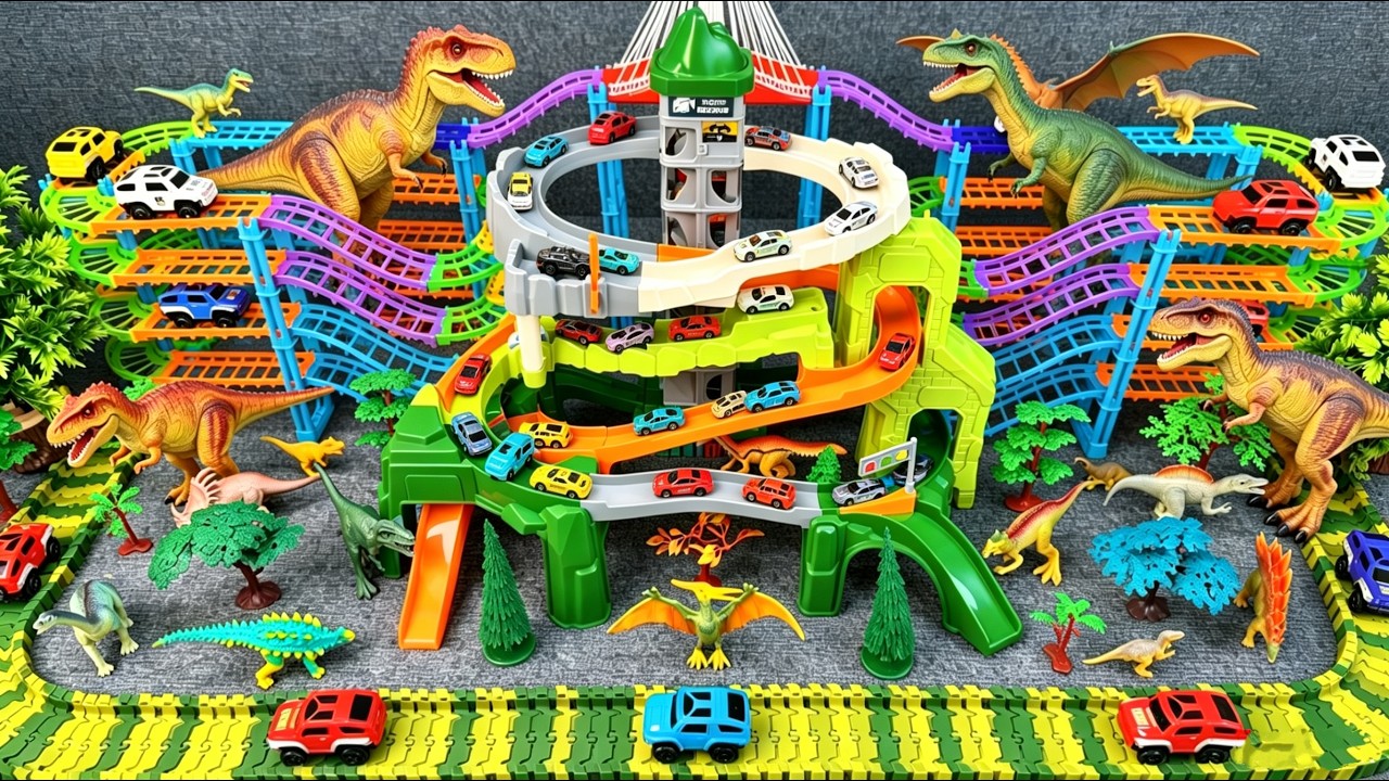 8 minute satisfying off-road roller coaster trackunboxing toy ASM R| Toy Review
