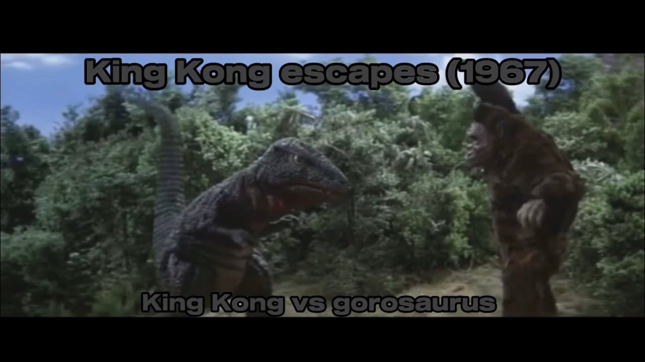 King Kong escapes (1967)   King Kong vs gorosaurus   (Japanese version)