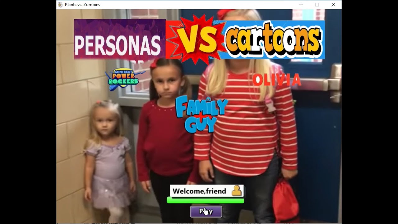 Personas vs Cartoons supervivencia Tejado difícil ❤