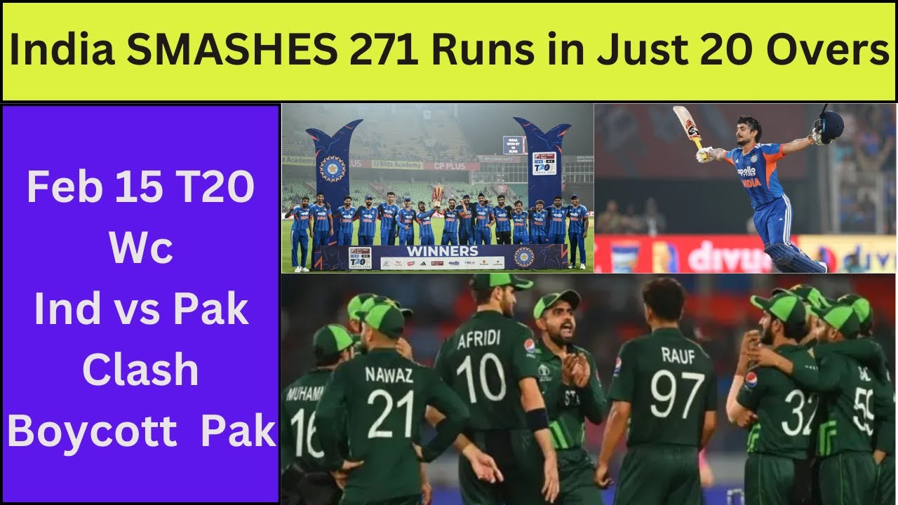 Pak Media Crying | India SMASHES 271 Runs in Just 20 Overs! 🔥🏏 You Won't Believe Pak Reaction |