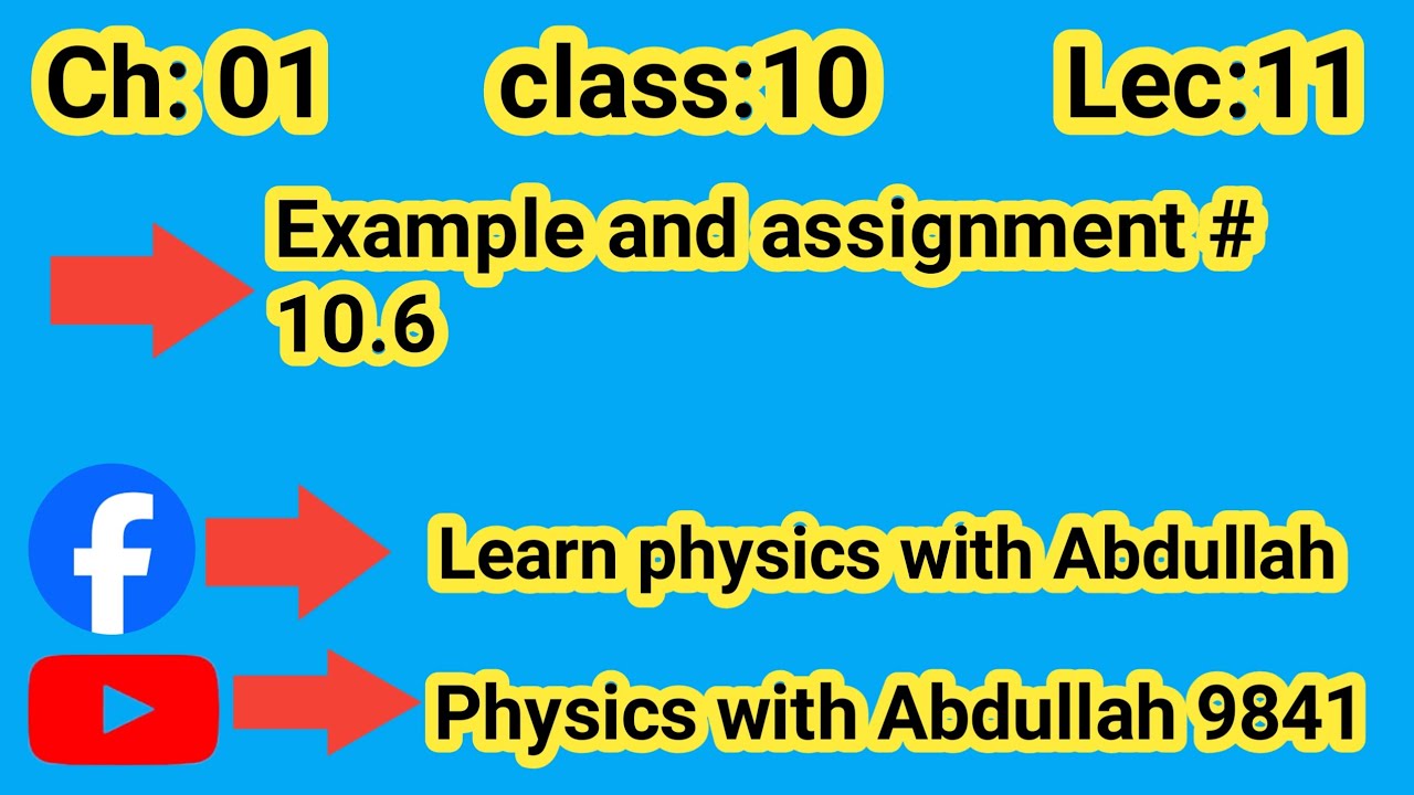 Example | Assignment | 10.6 |