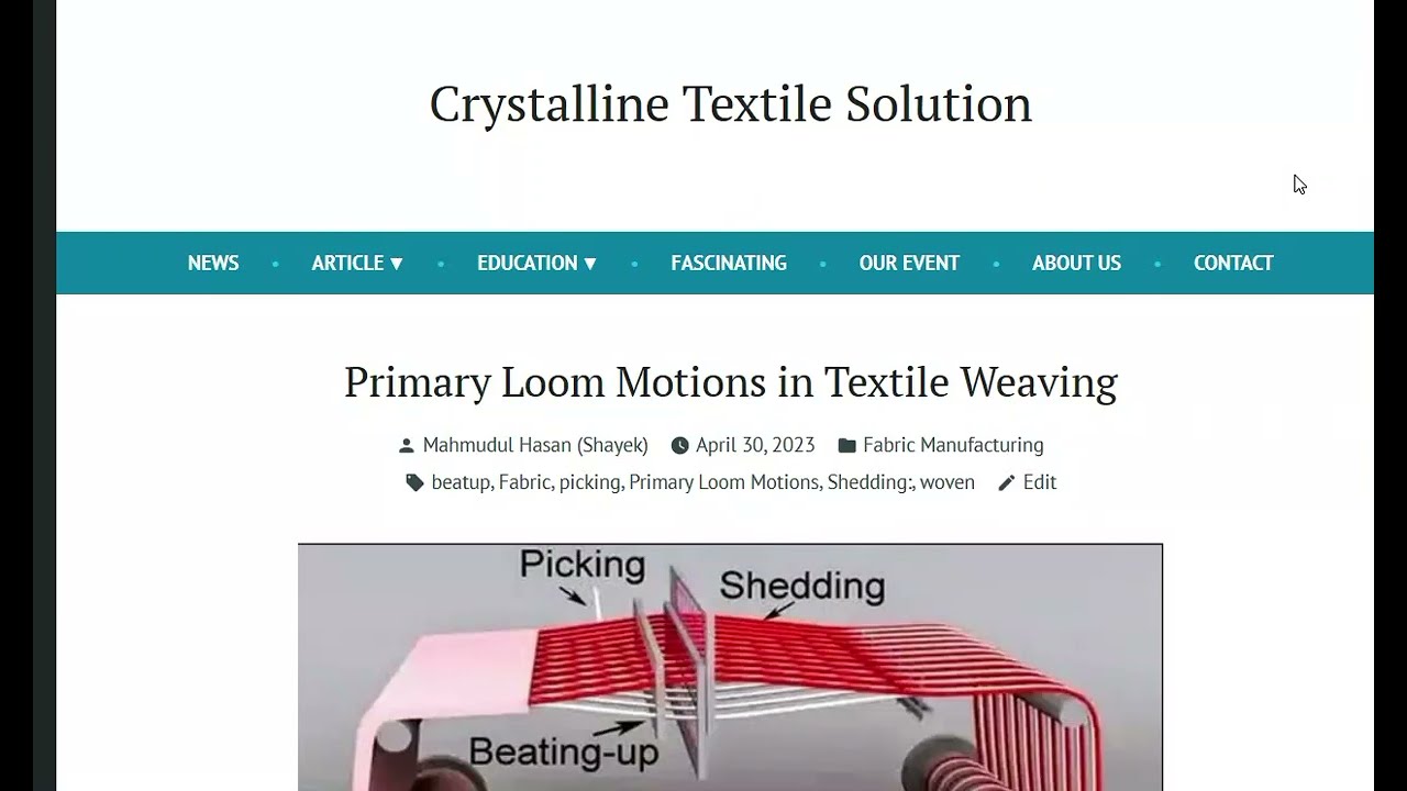 Primary Loom Motions