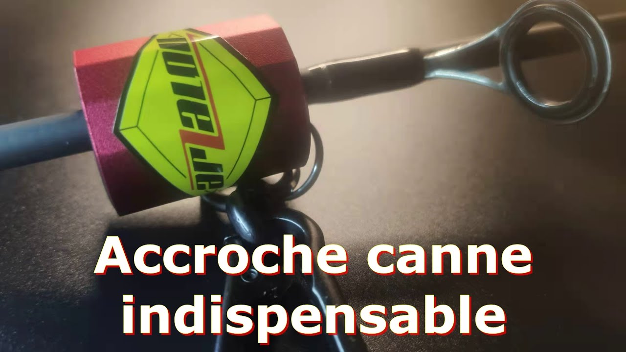 Indispensable porte canne, kit main libre, pour son gilet de pêche.