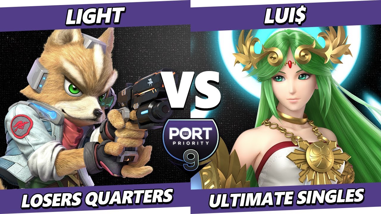 Port Priority 9 TOP 8 - Lui$ (Palutena) Vs. Light (Fox) Smash Ultimate - SSBU