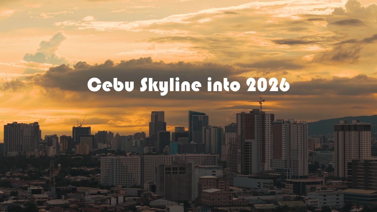 Cebu City Skyline + New Year Fireworks into 2026 | DJI Air 3s