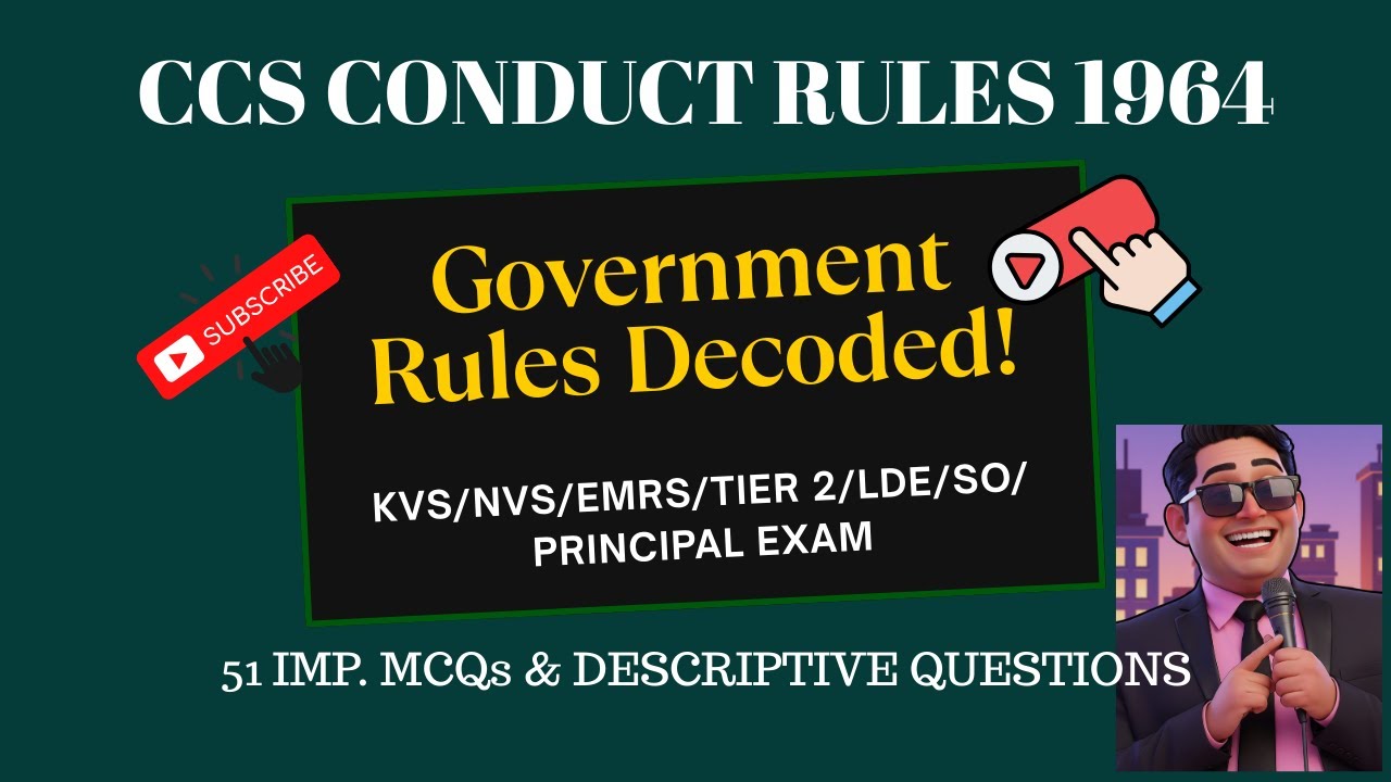 CCS Conduct Rules 1964 Explained | Most Violated Rules by Govt Employees | Exam Special