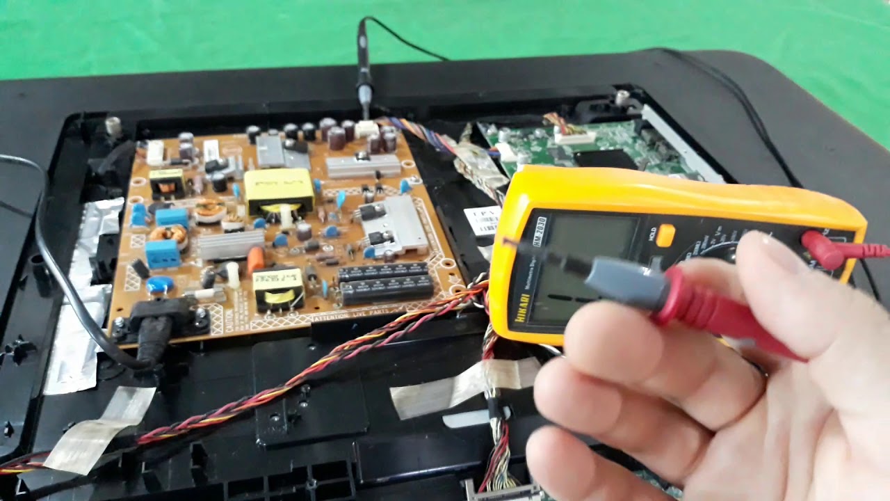 Consertando Tv Philips 40PFG4109/78 - Liga sem imagem.