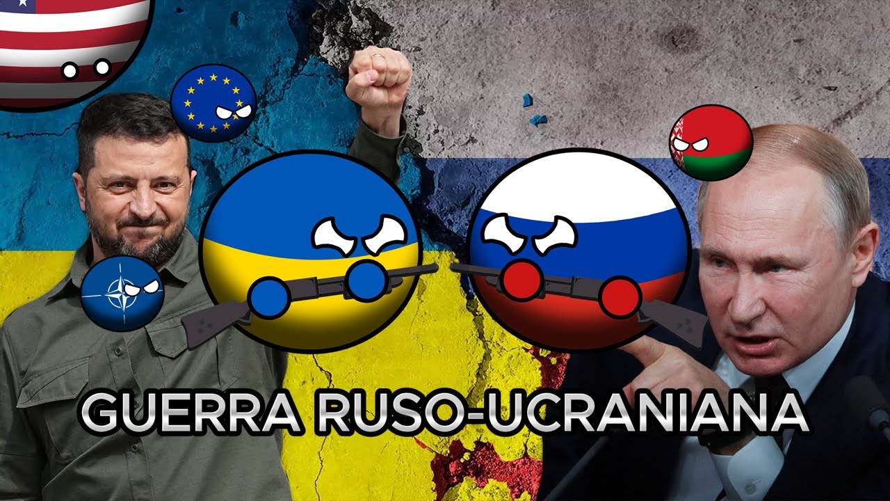 INVASION RUSA de UCRANIA countryballs