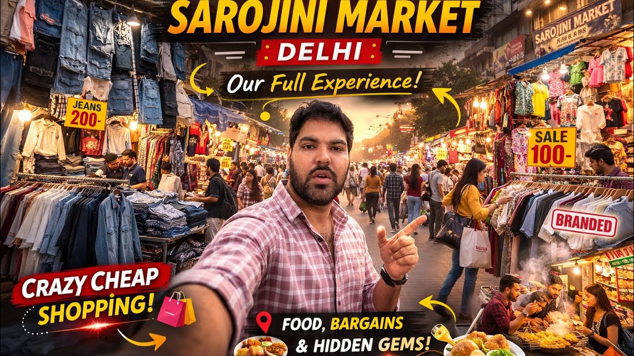 Sarojini Market Delhi 😱 Crazy Cheap Shopping & Hidden Gems!