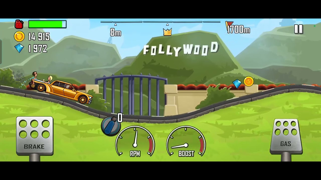 Элитная машинка в Hill climb racing 