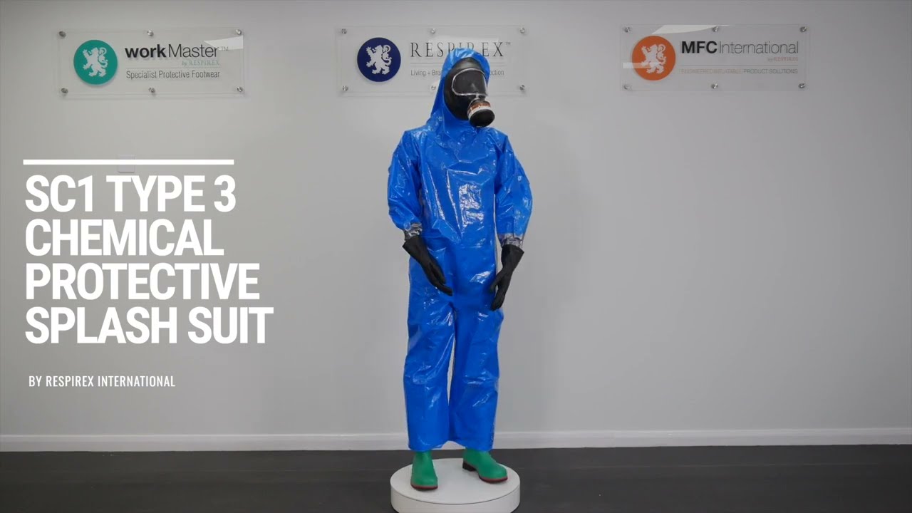 SC1 Type 3 Chemical Splash Suit Features