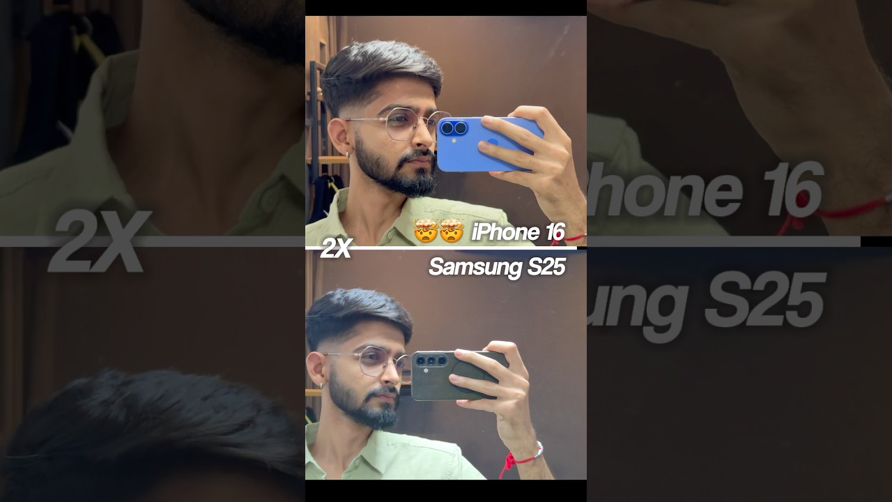 No Controversy 😂 Camera comparison between iphone 16 and Samsung S25 #iphone #samsung #iphone16