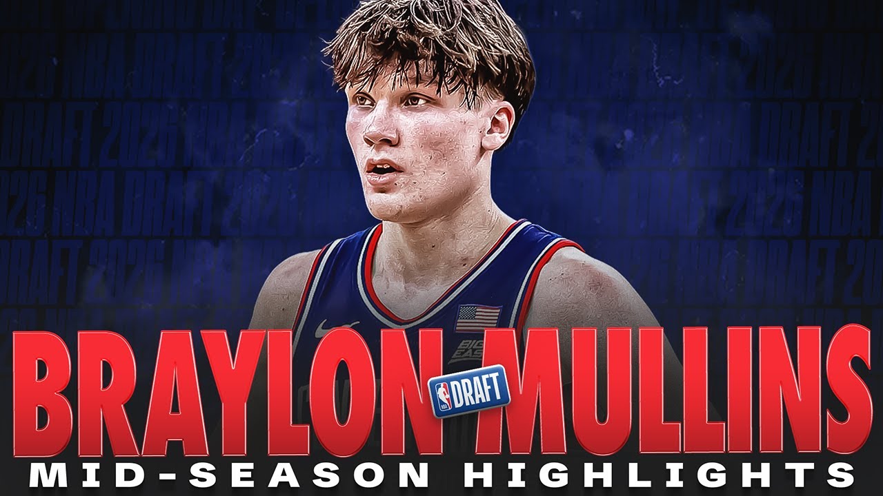 UConn Huskies freshman Braylon Mullins Mid-Season Highlights | 2026 NBA Draft