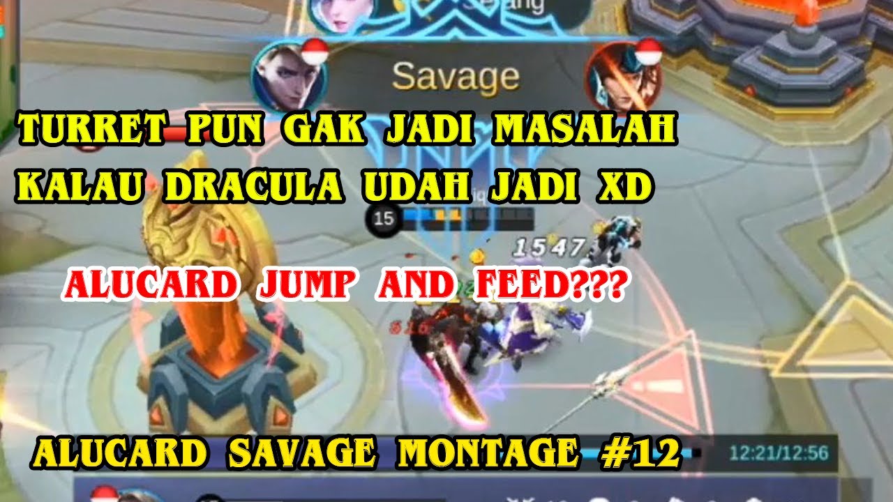 MOBILE LEGENDS ALUCARD SAVAGE MONTAGE #12 BADGAMER
