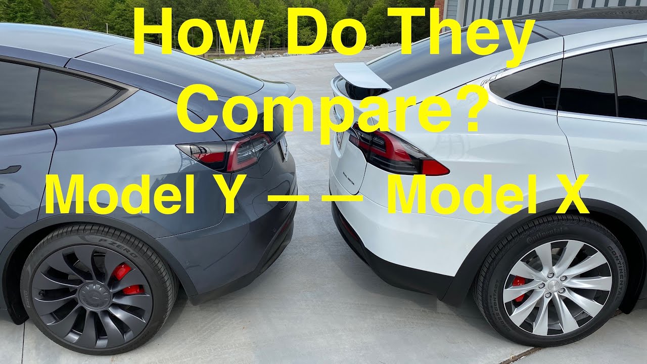 Visual Comparison Model Y to Model X