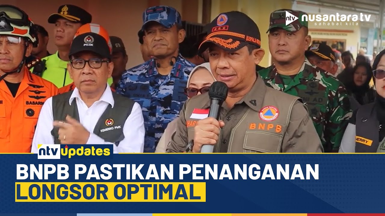 Kepala BNPB Pastikan Penanganan Pasca Longsor di Bandung Barat Berjalan Optimal | NTV UPDATES