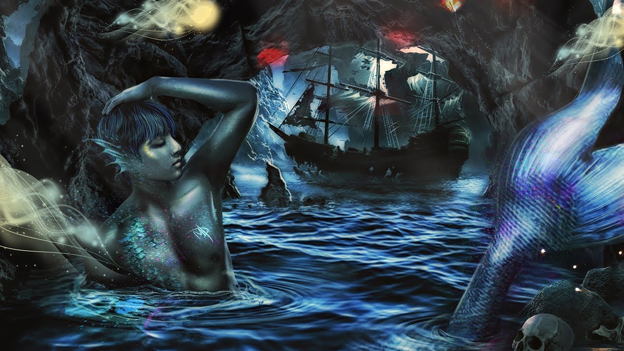 MERMAID ! JUNGKOOK Speed art `MD