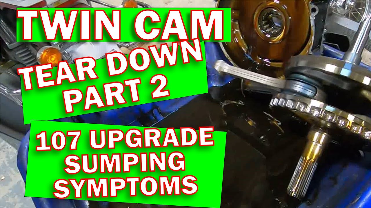 Twin Cam Tear Down Part 2 | Twin Cam 107 | HARLEY SUMPING SYMPTOMS | Kevin Baxter - Pro Twin