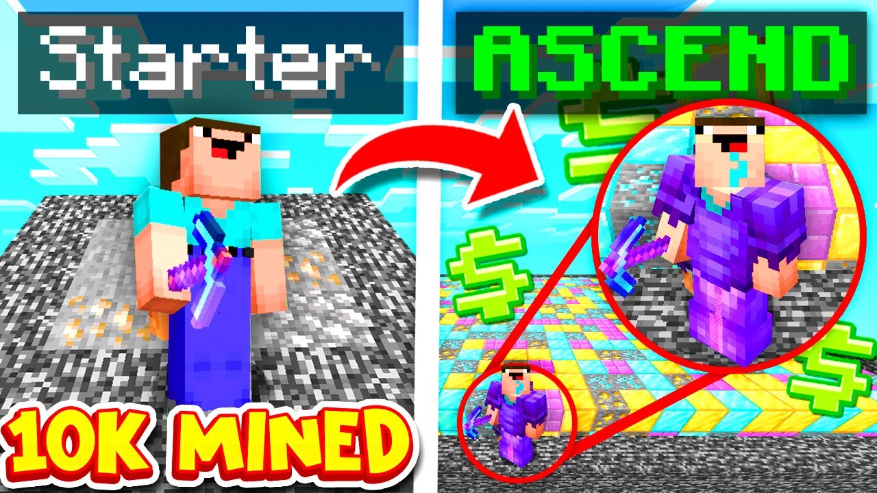 I mined LESS than 100K blocks and HIT MAX RANK in MINECRAFT: PRISONS?! | Minecraft OP PRISON #3