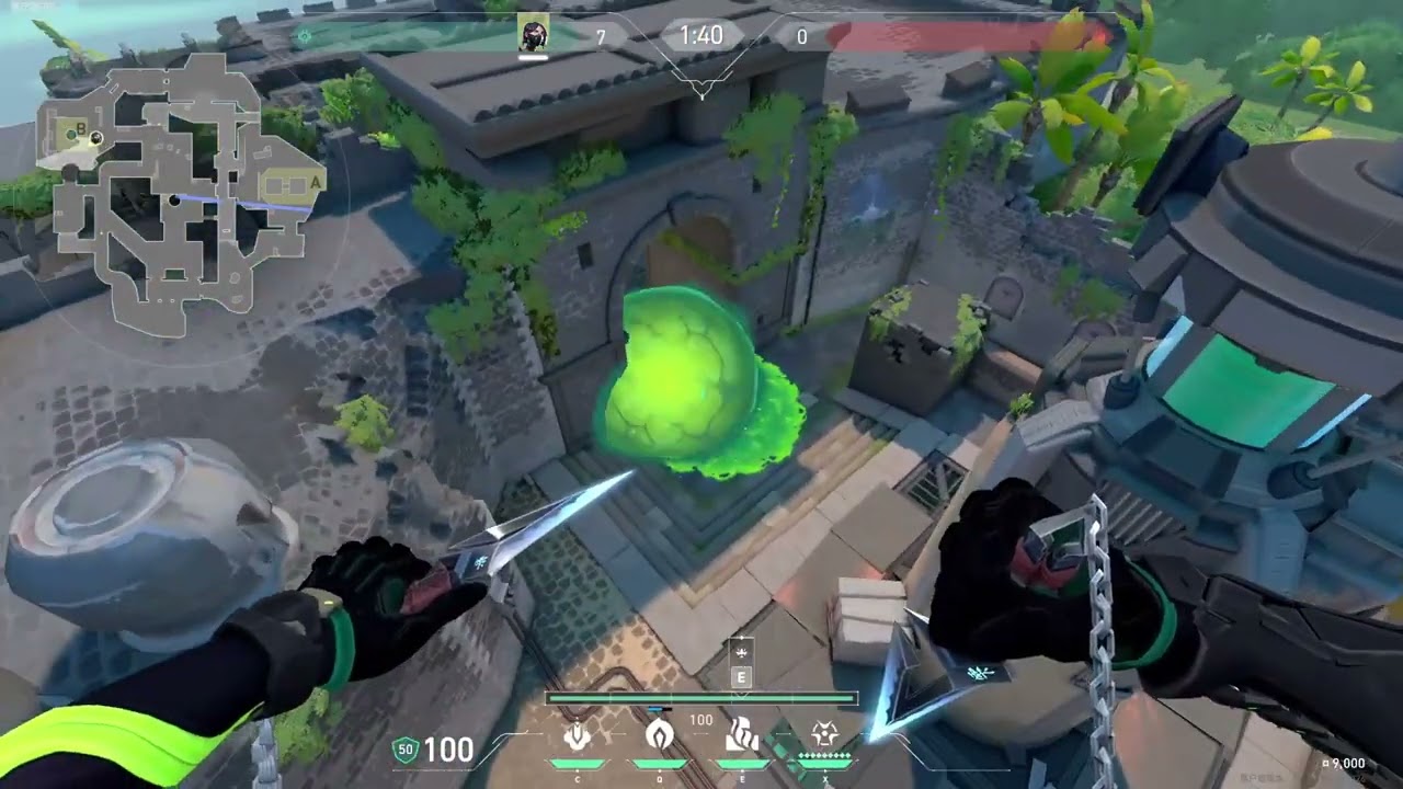 微风岛屿蝰蛇最顶级的防守思路与技巧？！！ #无畏契约 #valorant