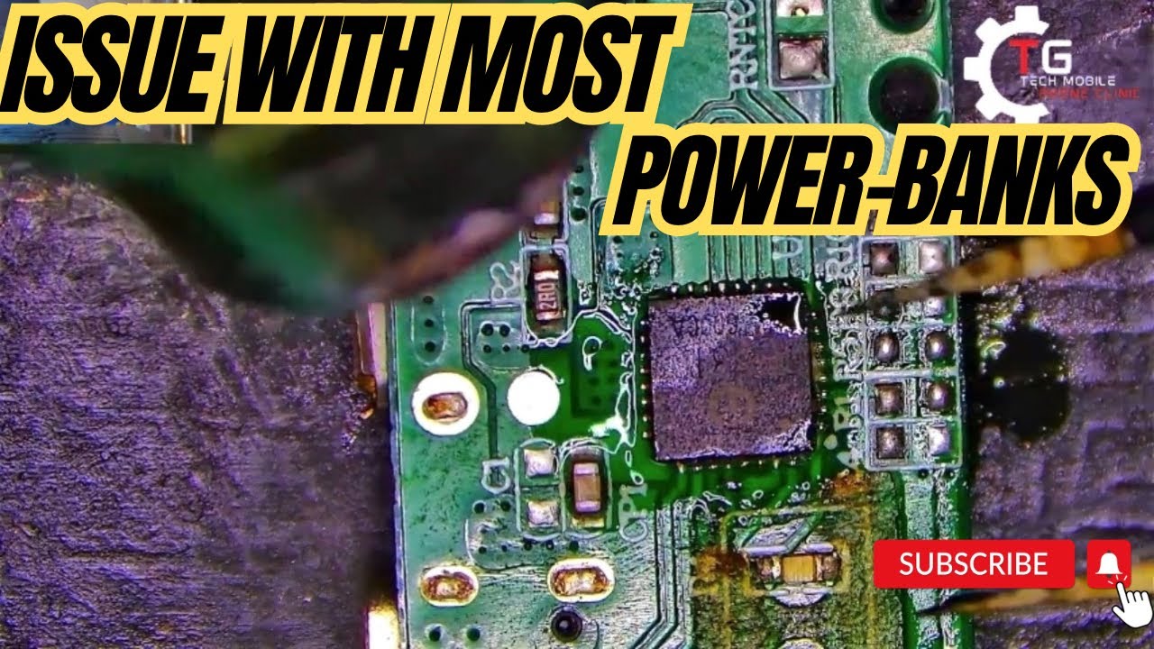 Dead Power Bank After a Spark? Replacing the IP5310 Ic Fixed It