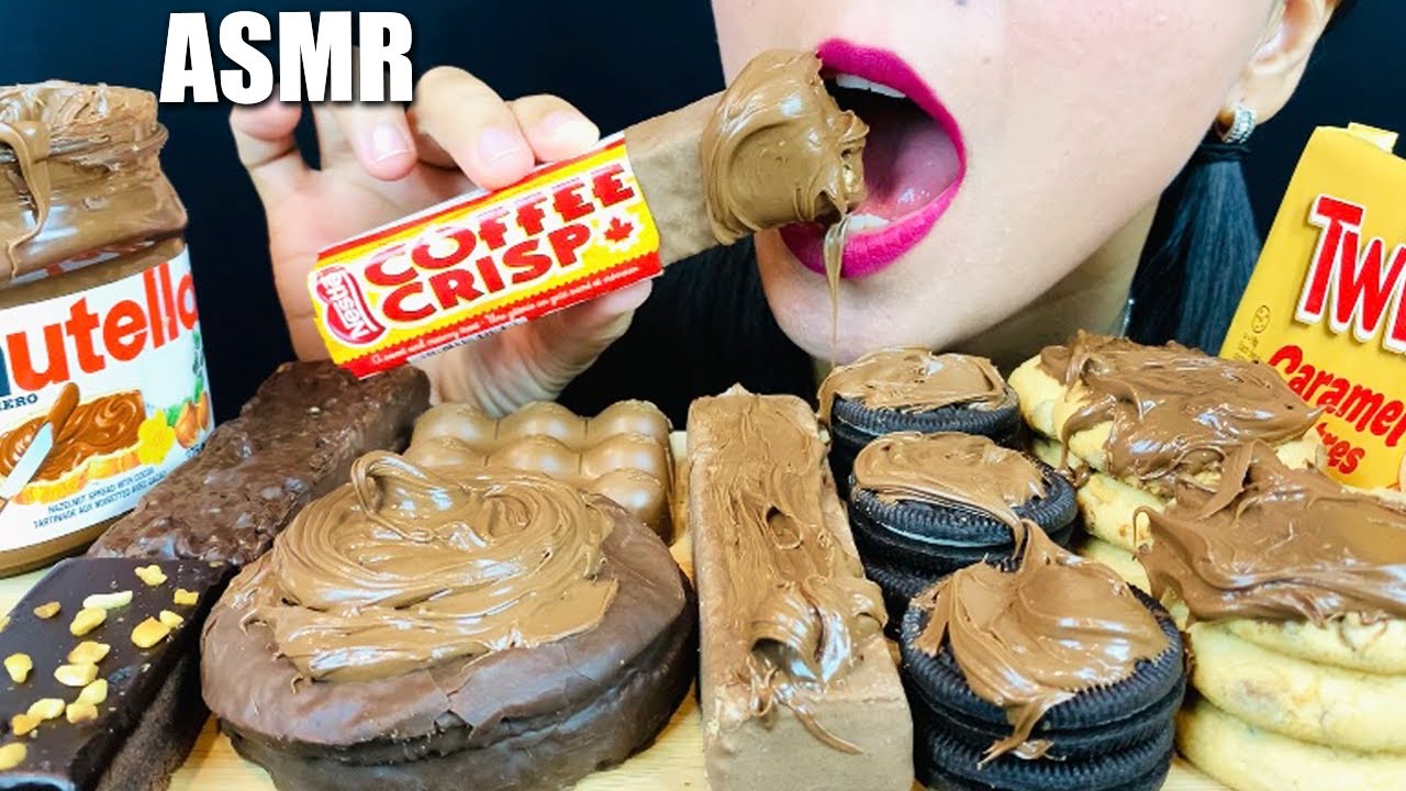 ASMR DELICIOUS ASSORTED CHOCOLATE DESSERTS | LaniEats ASMR