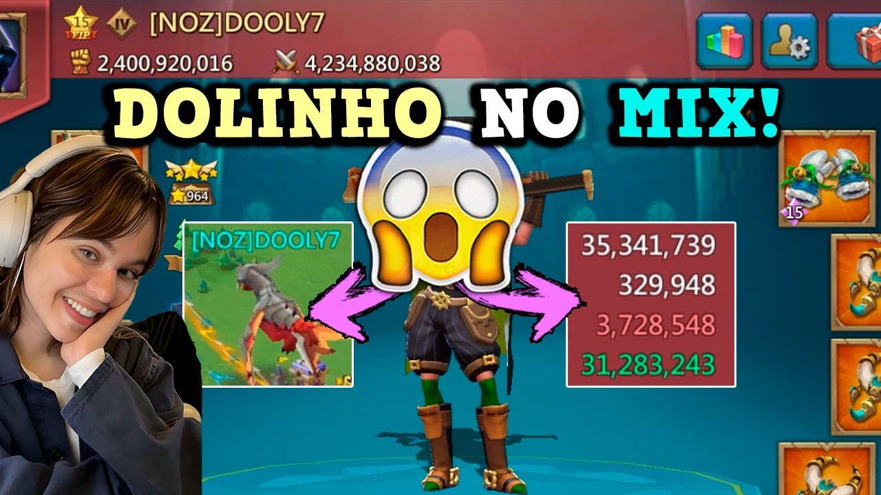 Dooly chegou QUEIMANDO BONITO Lords Mobile