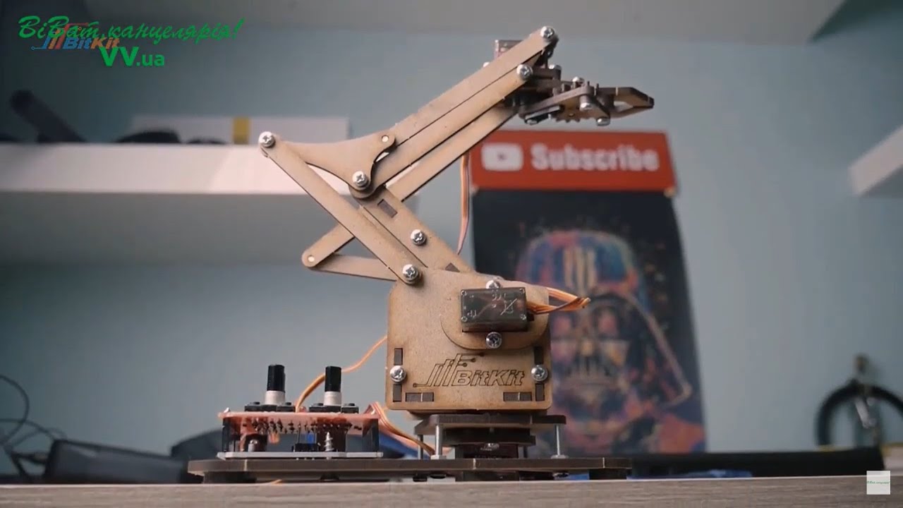 Конструктор робот-маніпулятор DIY BitKit RobIT (BK0007)