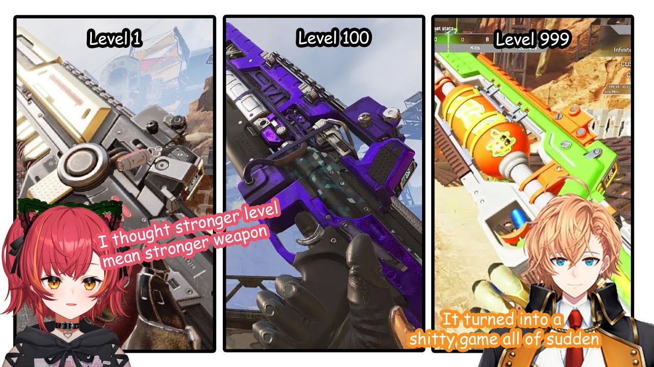 [Apex Legends] The weapon mastery Tsuna thought is just too different (Shibuya Hal/Tachibana Hinano)