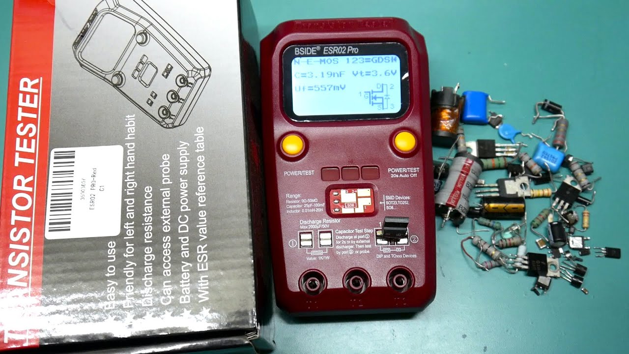 TRANSISTOR Tester BSIDE ESR02 Pro
