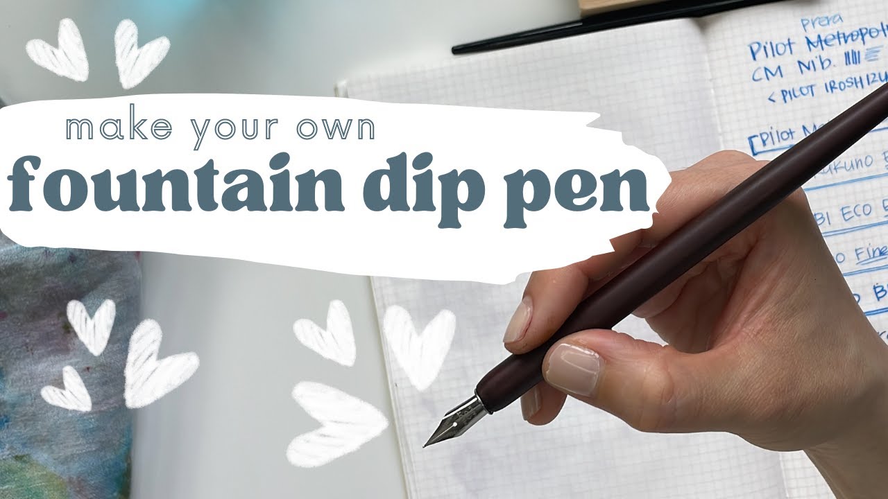 My Favorite Hybrid Fountain Dip Pen Hack!