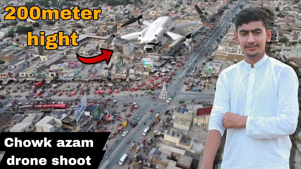 My first vlog / chowk azam city drone video / Saraiki dreamer