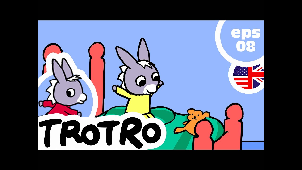 TROTRO ENGLISH - 🎉EP08🐾 - Trotro plays in bed