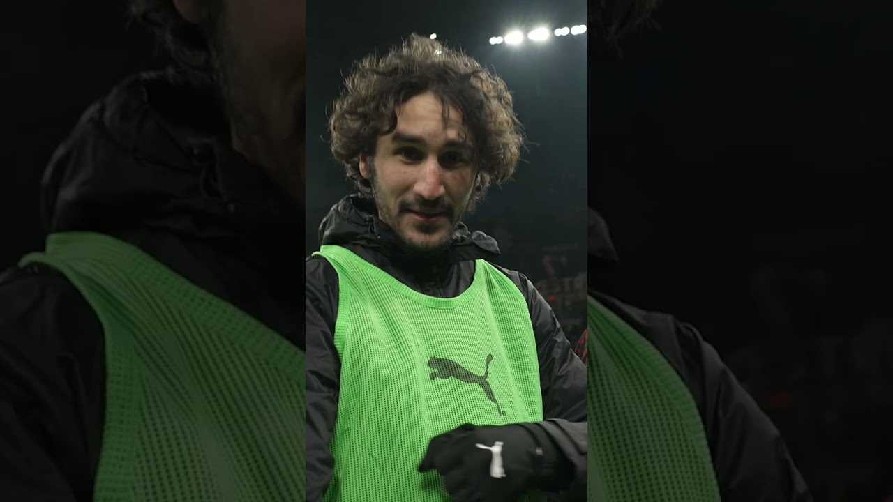 Adli and the Curva Sud chant 📢❤️🖤 | #shorts