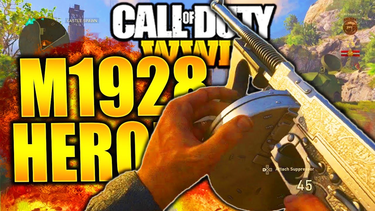 M1928 WILCO II KILLS INSTANTLY in CALL OF DUTY WW2! HEROIC WEAPONS 