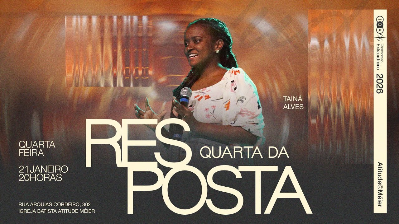 CULTO DE RESPOSTA | 20h | 21.01.2025 #aovivo #ibameier #preduardovalente