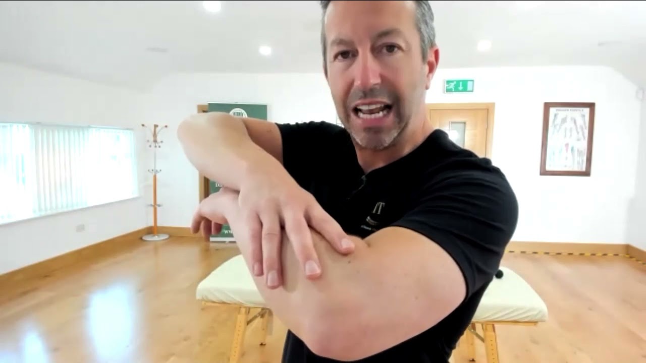 Aubrey Gowing with Therapist self-treatment - How to stay pain free and have a long career!