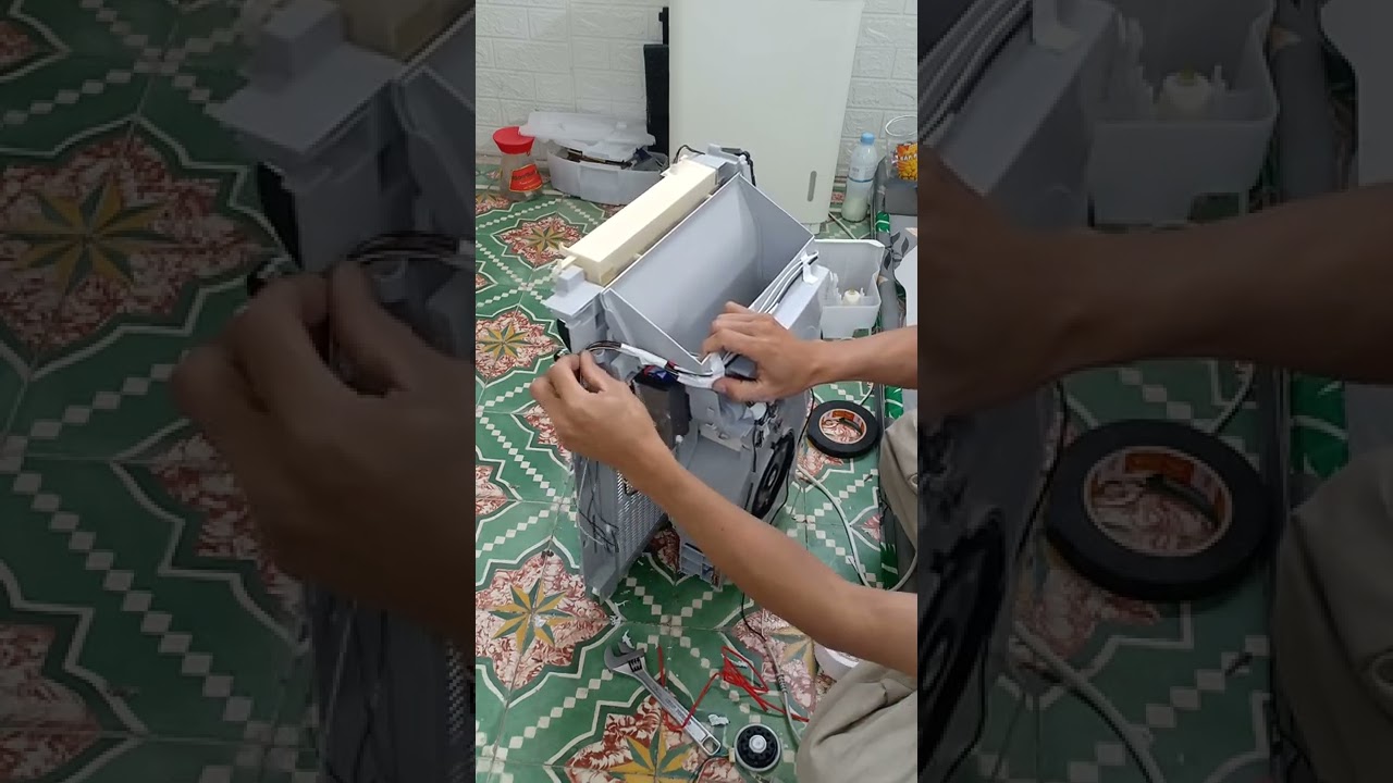 Cách chuyển điện 220v cho máy lọc không khí Panasonic nhật cực dễ