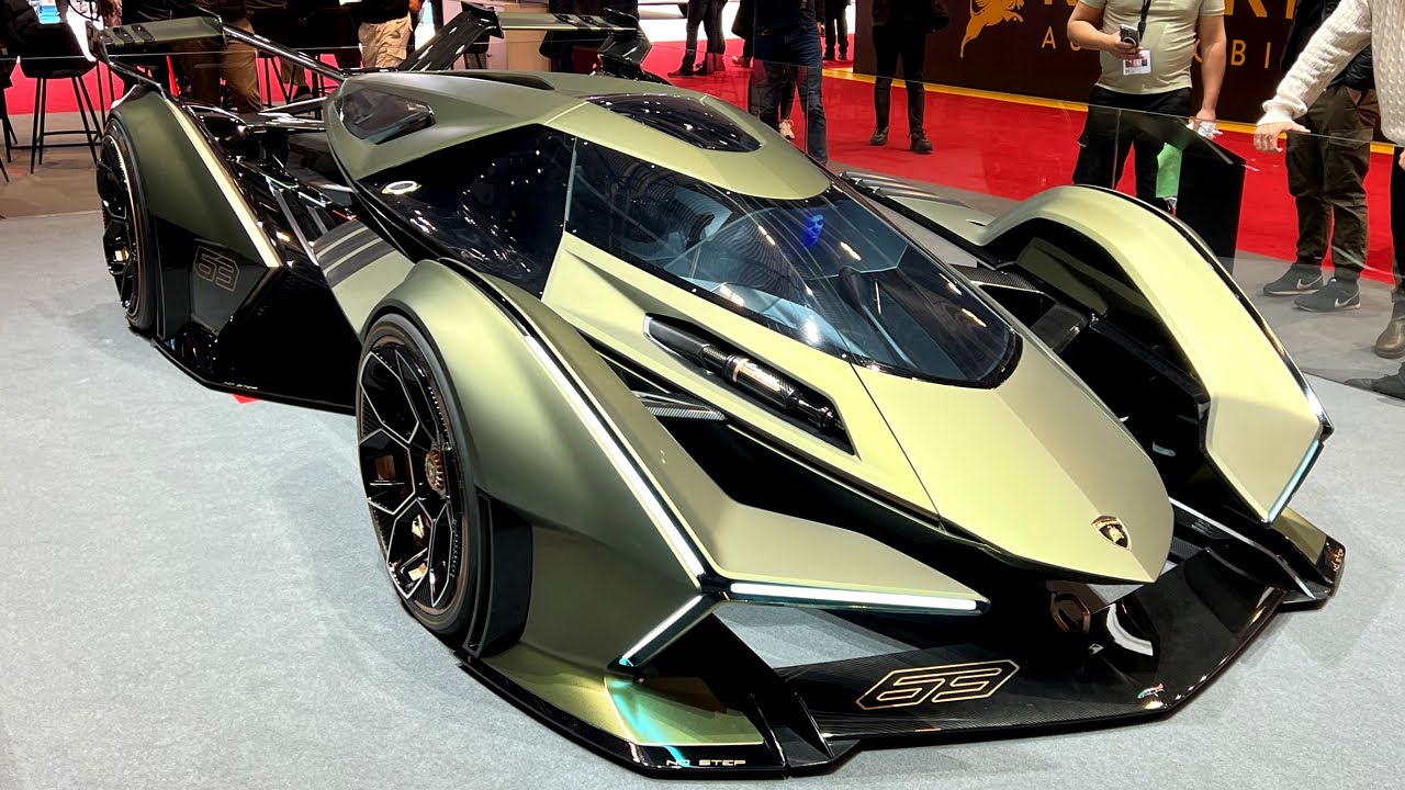 Lamborghini V12 Vision GT Konzeptfahrzeug, Hypercars und Supercars 4K