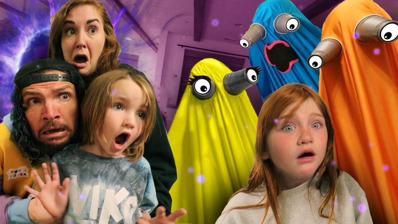 RaiNBOW GHOSTS 3 - новый оранжевый призрак! Эдли и папа спасают маму, а затем сбегают из дома с ф...