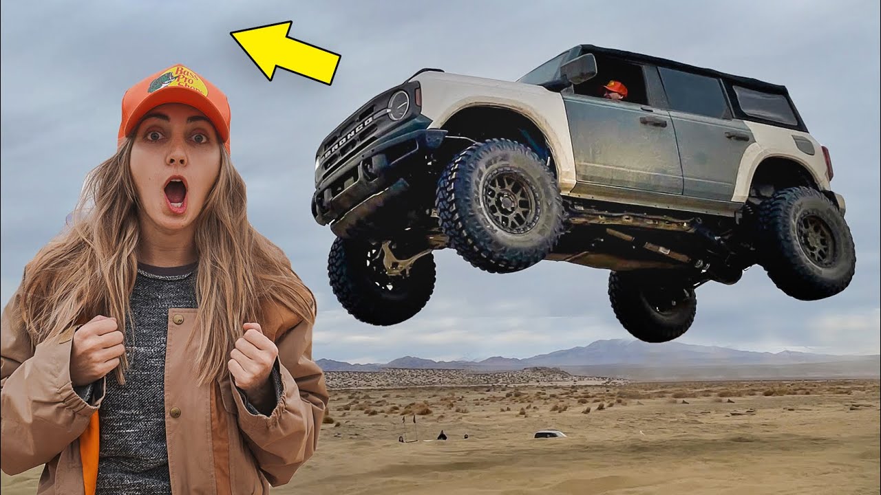 Прыгаю на своём НОВОМ Ford Bronco 2021 года. Вот что произошло + Тест компрессии C8